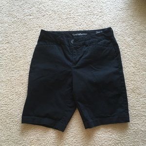 Croft and Barrow Black Bermuda shorts